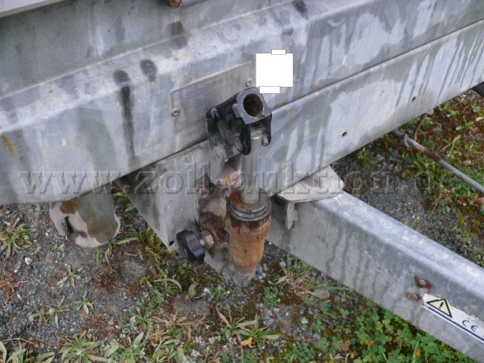 Anhänger Saris Heckkipper K1 Hydraulik per Handpumpe