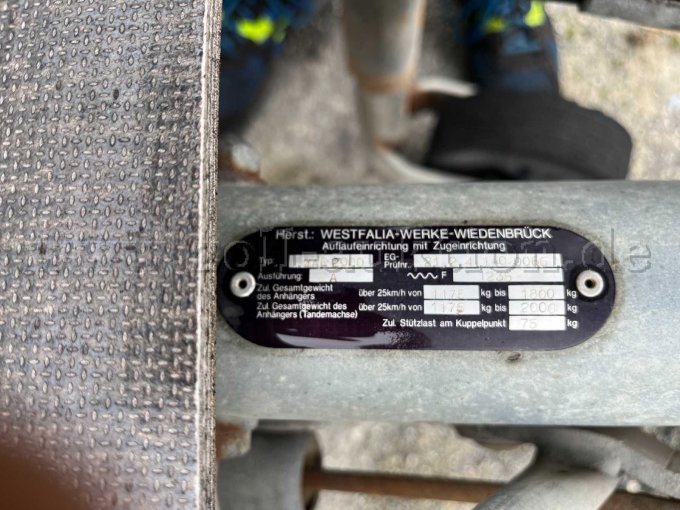 1 aanhangwagen Westfalia 118651F521 defect, zonder papieren – foto 5 – kavel bij Zoll-Auktion, Rheda-Wiedenbrück