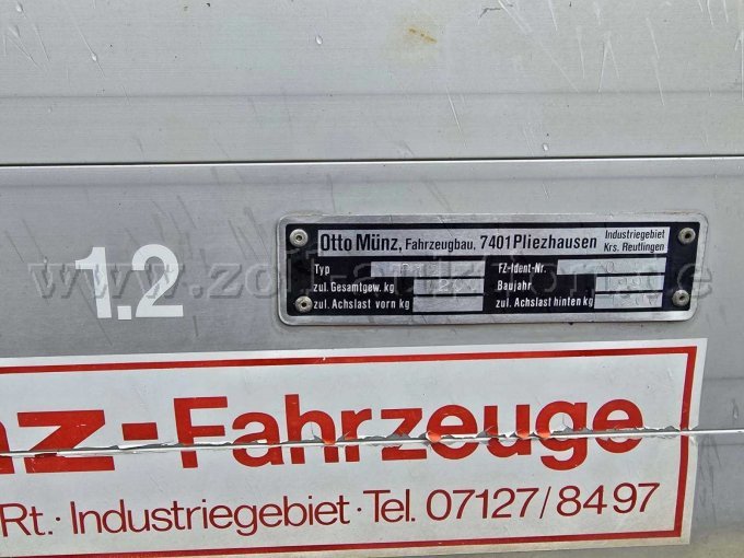 Ansicht Typenschild