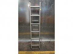 Anlegeleiter mit 6 Sprossen; Marke Hailo ProfiStep.
-Vorderansicht-