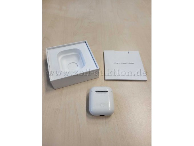 Ansicht Verpackung mit Ladecase und Gebrauchsanweisung