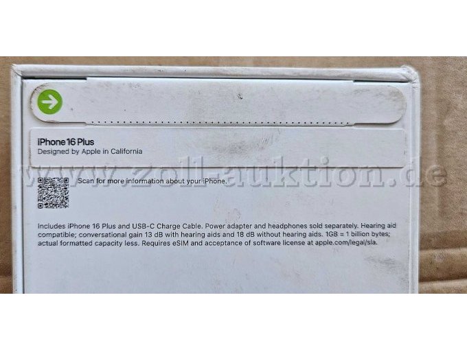 Rückseite Originalverpackung