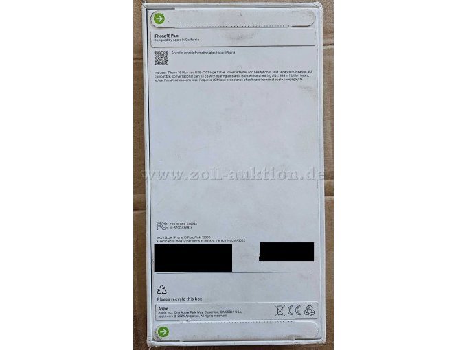 Rückseite Originalverpackung