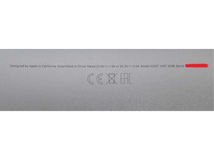 1 Apple, MacBook Air, A2337, M1, 13,3" (ca. 33,74cm), Originalware – foto 6 – kavel bij Zoll-Auktion, Frankfurt am Main