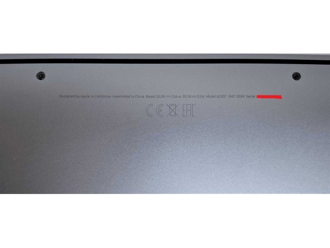 1 Apple, MacBook Air, A2337, M1, 13,3" (ca. 33,74cm), Originalware – foto 10 – kavel bij Zoll-Auktion, Frankfurt am Main