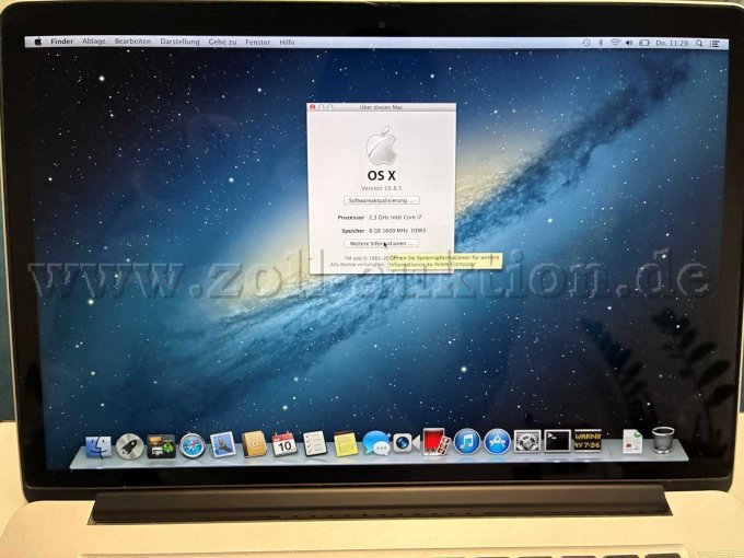 1 Apple MacBook Pro 15 inch A1398 – foto 2 – kavel bij Zoll-Auktion, Mainz