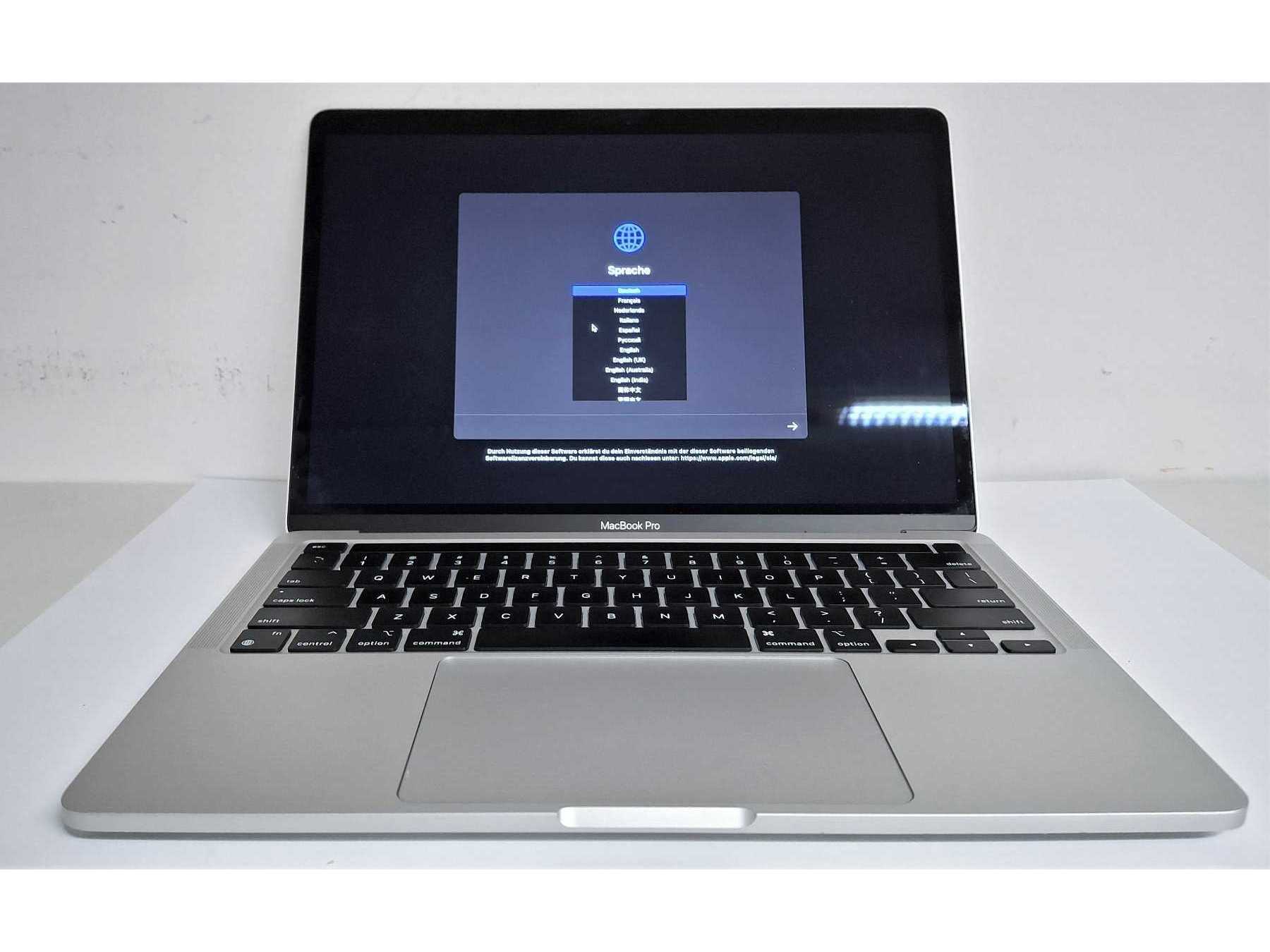 MacBook geöffnet