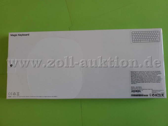 Rückseite der OVP, Zellophan leicht aufgerissen