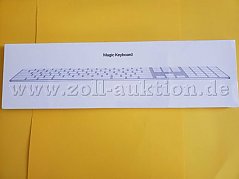 Magic Keyboard mit Zahlentastatur, OVP Frontansicht Kartonage