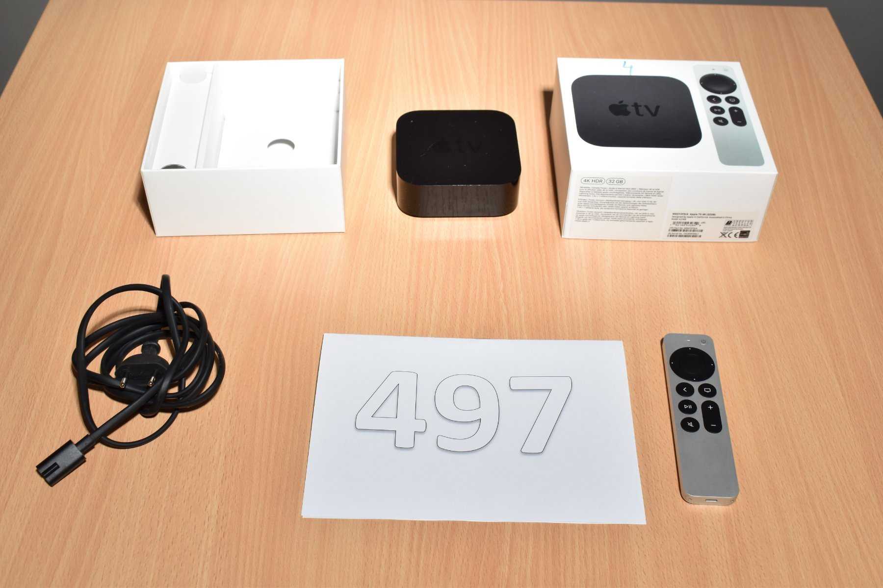 Zoll-Auktion - 1 Apple TV 4K (2. Generation) 32GB Modellnummer