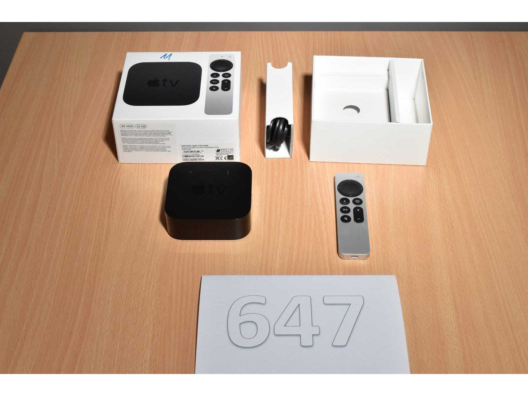 Apple TV 4K (2. Generation) 32GB Modellnummer A2169
Gesamtansicht