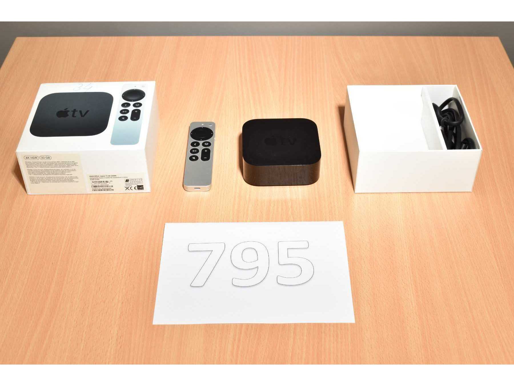 Apple TV 4K (2. Generation) 32GB Modellnummer A2169
Gesamtansicht