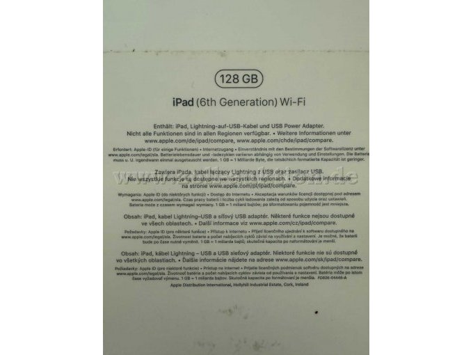 Rückseite Verpackung