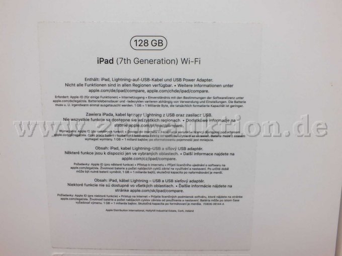 1 Apple iPad 7e generatie, 10,2" (diagonaal 25,91 cm), inclusief hoesje – foto 12 – kavel bij Zoll-Auktion, Paderborn