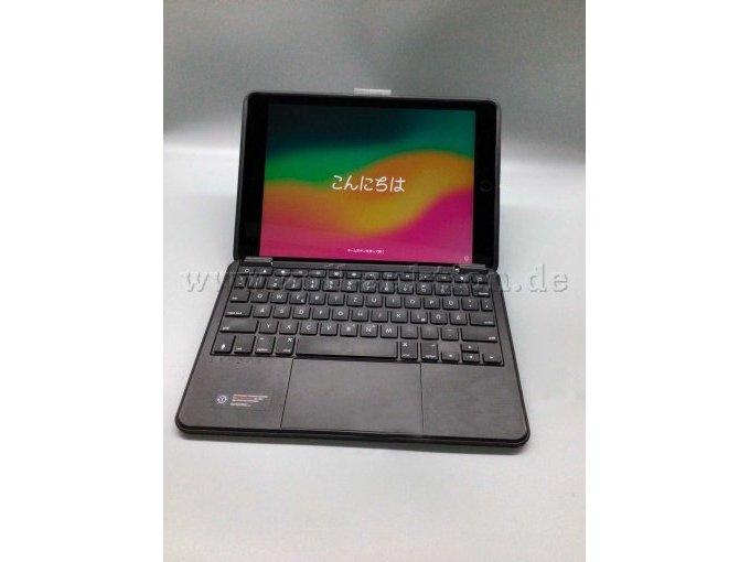 iPad in Hülle/Tastatur