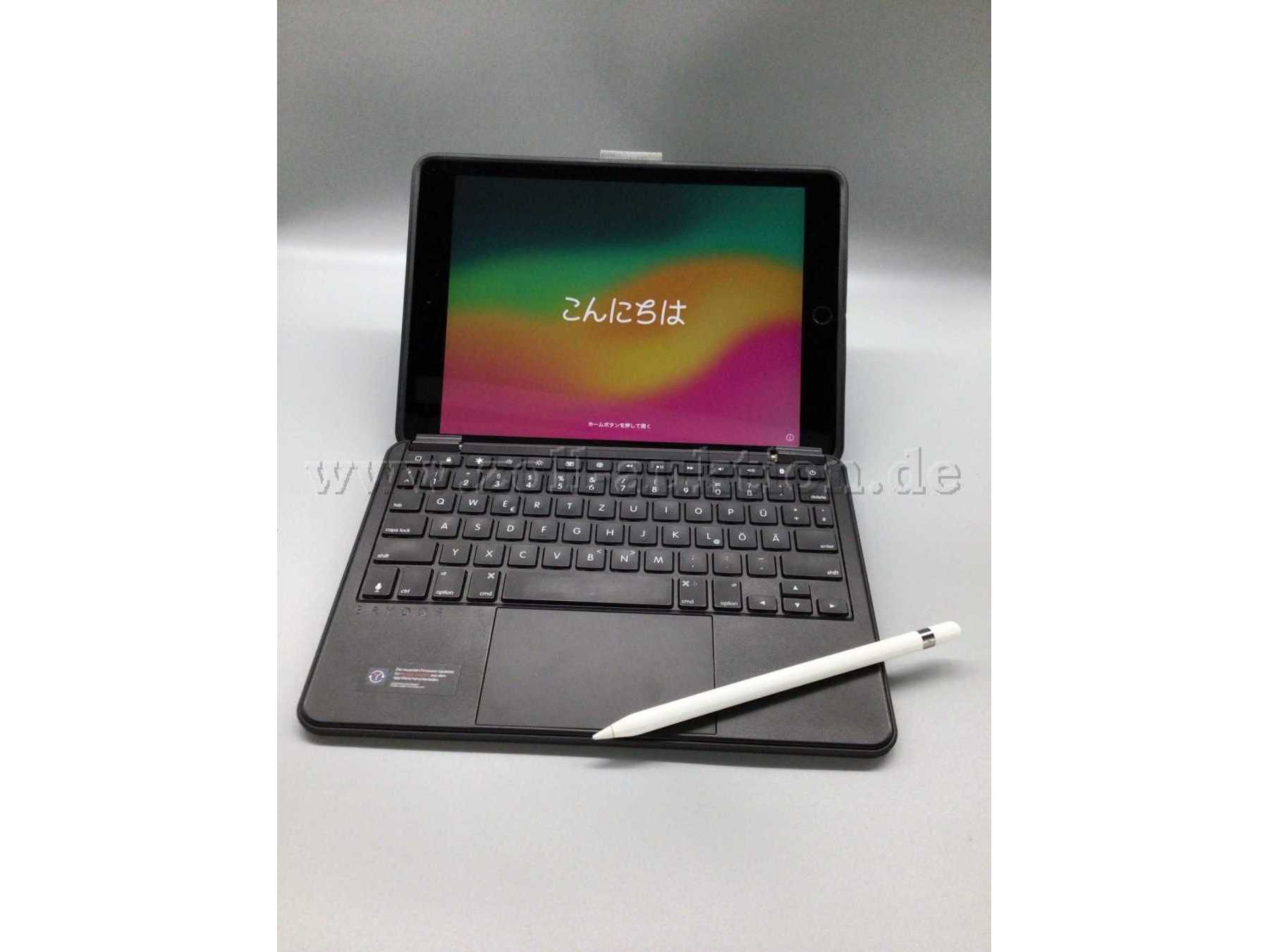 iPad, inkl. Stift+Hülle/Tastatur