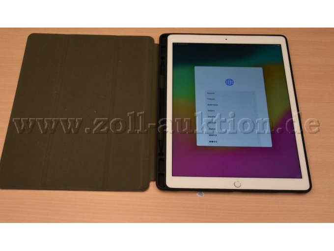1 iPad Pro Wi-Fi + Cellular 12,9" 2 Gen. (32,78 cm Diagonale) Model A1671 mit 64GB in silber inkl. schwarzer Hülle
