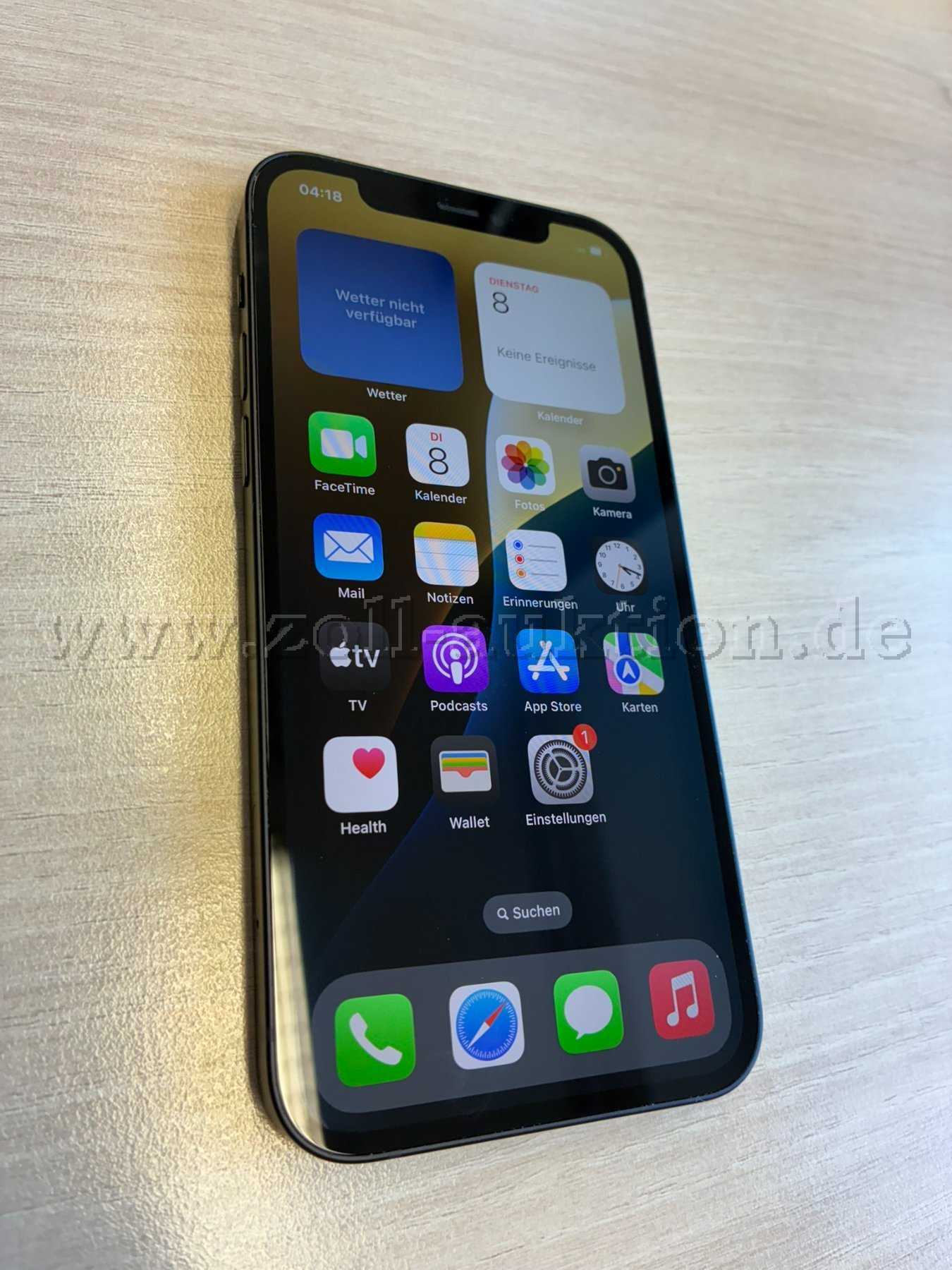 Zoll-Auktion - 1 Apple iPhone 12 64 GB Schwarz (ID 928078)