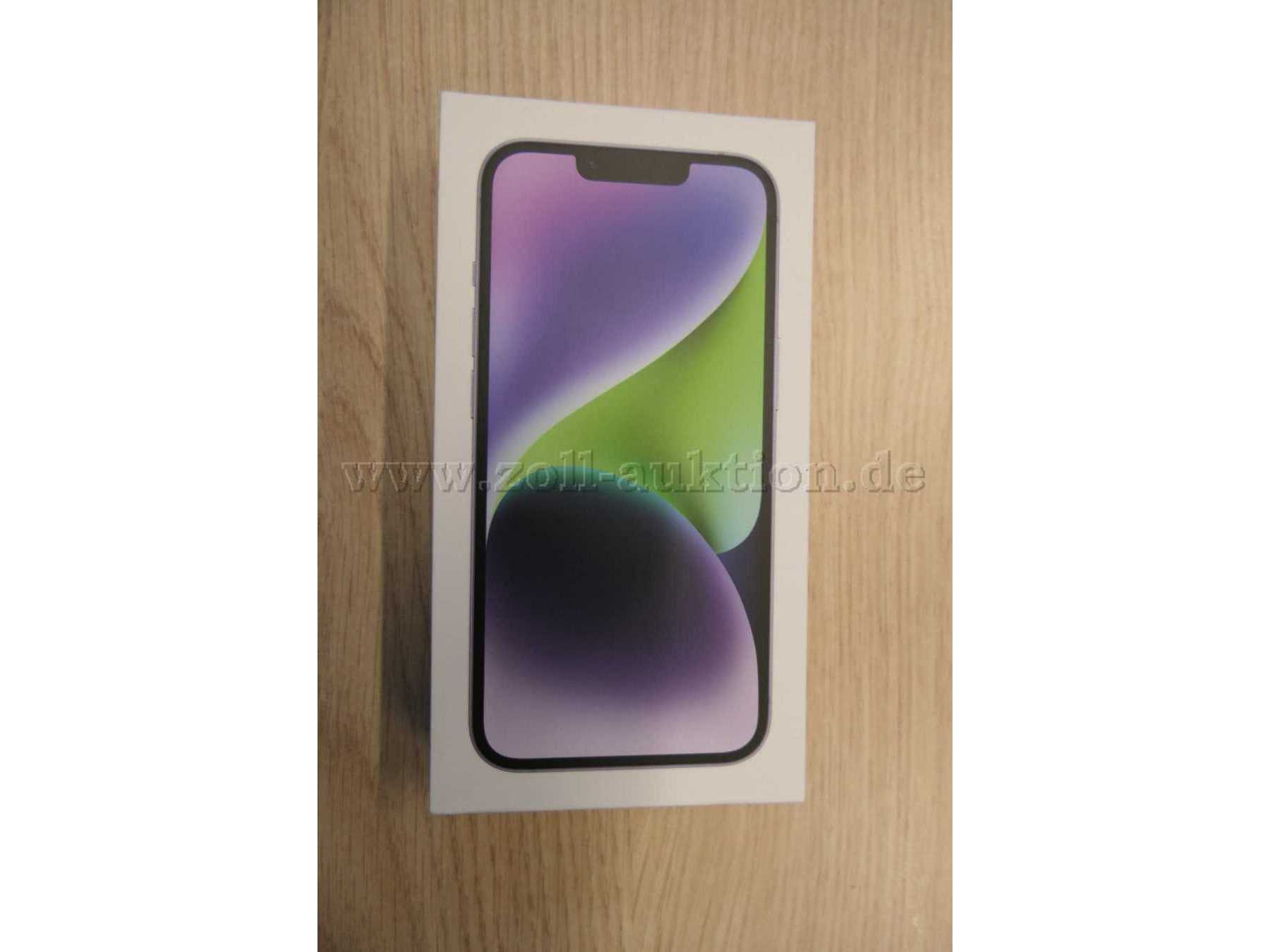 Original Verpackung Apple iPhone 14, Oberseite.