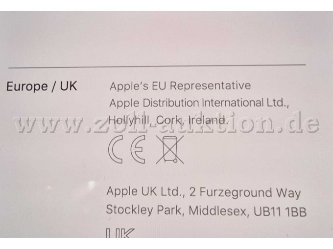 CE-Zeichen im Gerät