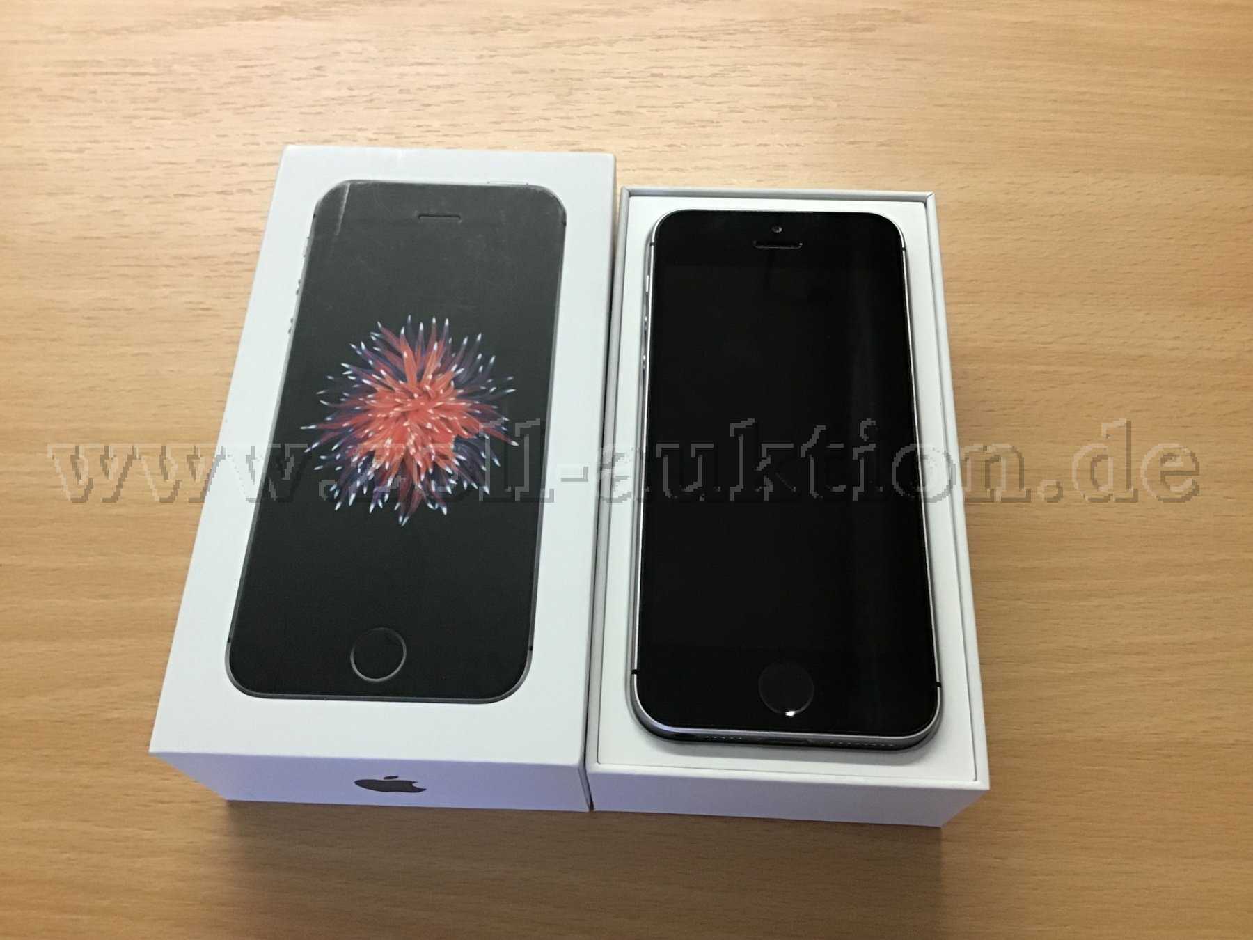 Vorderseite iPhone SE 1, A1723 mit Karton