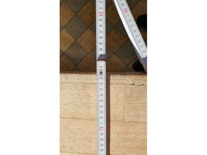 Tiefe der Arbeitsplatte