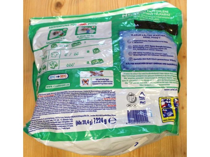 Ariel Color + - Rückansicht Packung