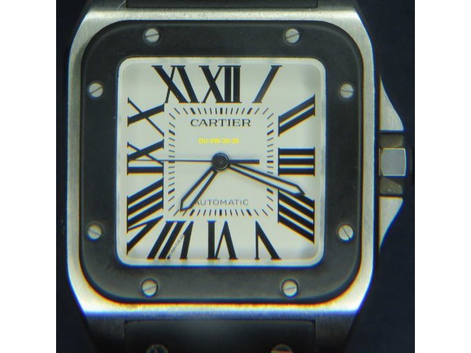 1 Armbanduhr Cartier Santos 100 mit Montagekissen und Servicebeutel – foto 10 – kavel bij Zoll-Auktion, Emmerich am Rhein