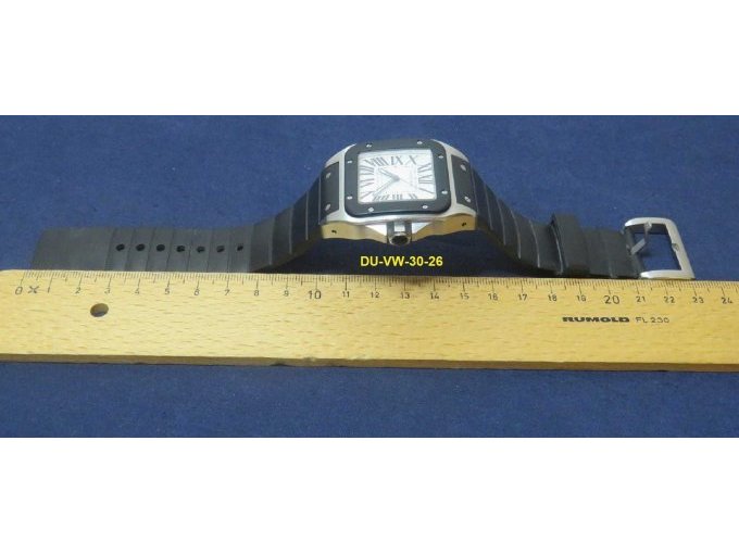 1 Armbanduhr Cartier Santos 100 mit Montagekissen und Servicebeutel – foto 16 – kavel bij Zoll-Auktion, Emmerich am Rhein
