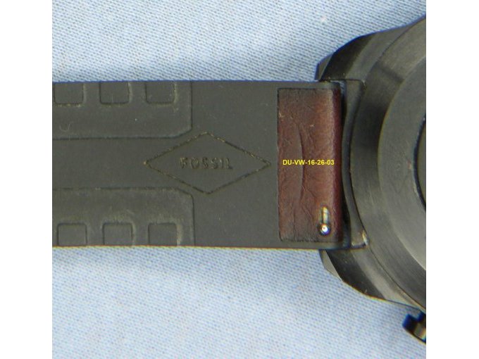 Schriftzug "Fossil" Innenseite