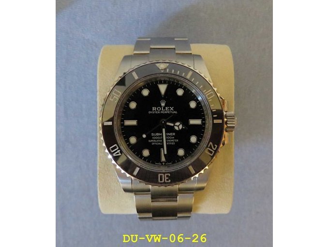 Rolex auf Kissen Draufsicht