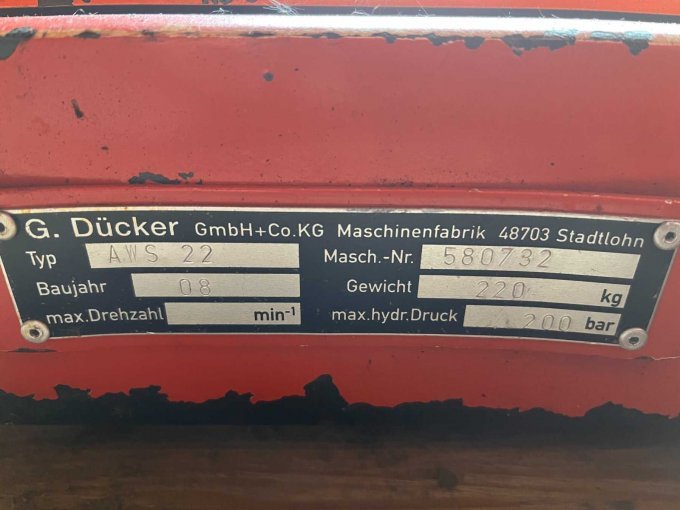 Astschere Typenschild