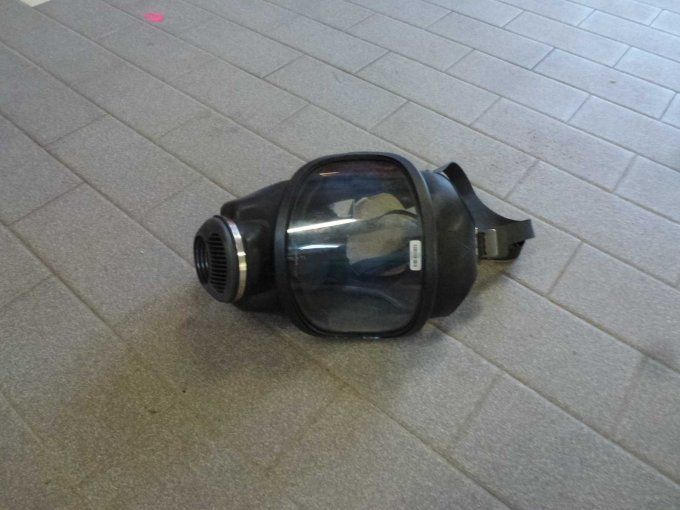 Seitenansicht Atemschutzmaske