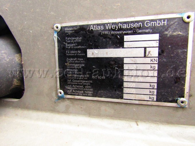 1 Atlas Radlader AR 65 Super DEFEKT – foto 6 – kavel bij Zoll-Auktion, Marl