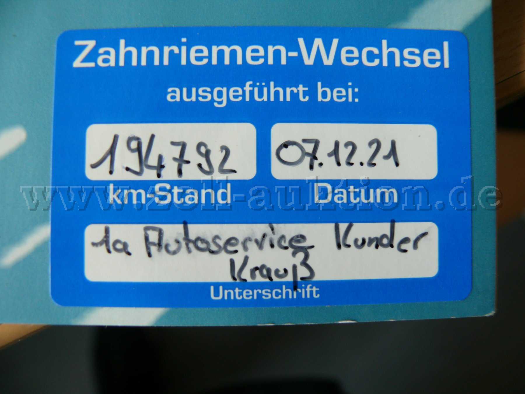 Zahnriemenwechsel