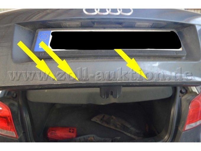 Beschädigung Kofferraum