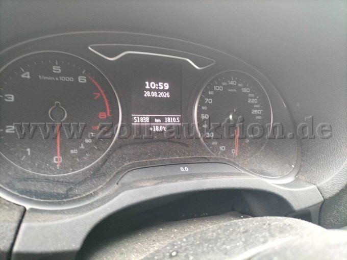 1 Audi, A3 Sportback, zwart – foto 5 – kavel bij Zoll-Auktion, Hamburg