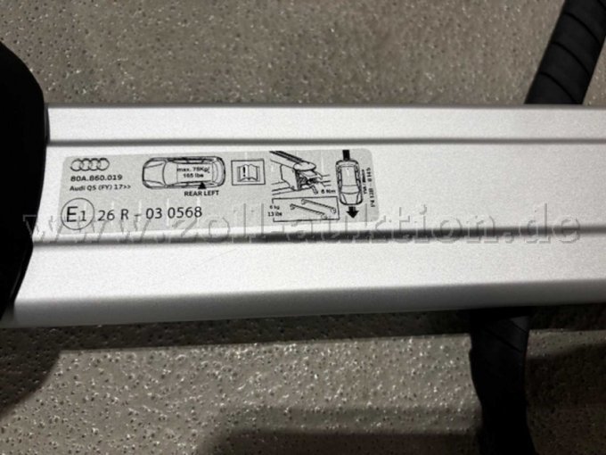 Typenschild mit Nummer