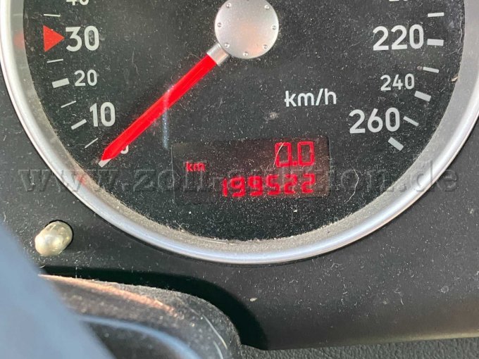 Kilometerstand abgelesen