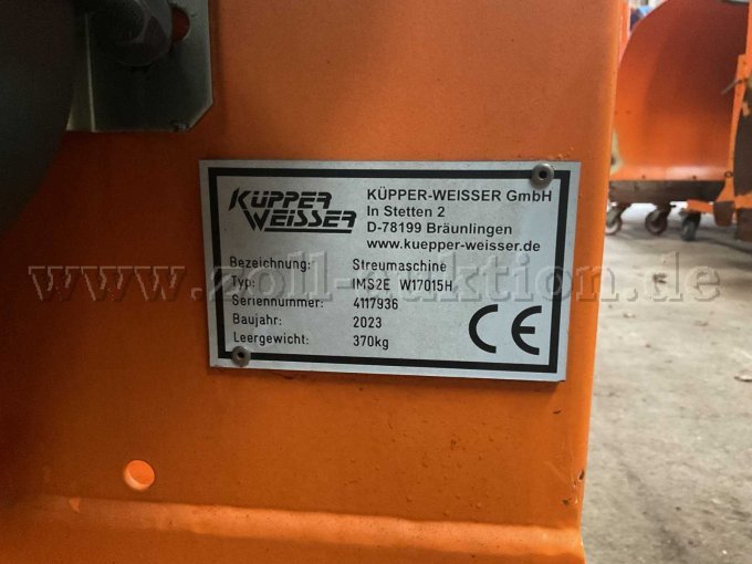 1 Aufbaustreuer Küpper Weisser Typ IMS2E – foto 2 – kavel bij Zoll-Auktion, Wurster Nordseeküste