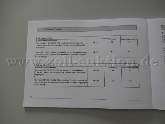 technische Daten