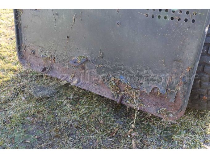 Ansicht Rückseite ohne Grasfangkorb Detail