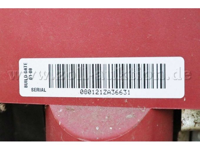 Ansicht Motor Seriennummer