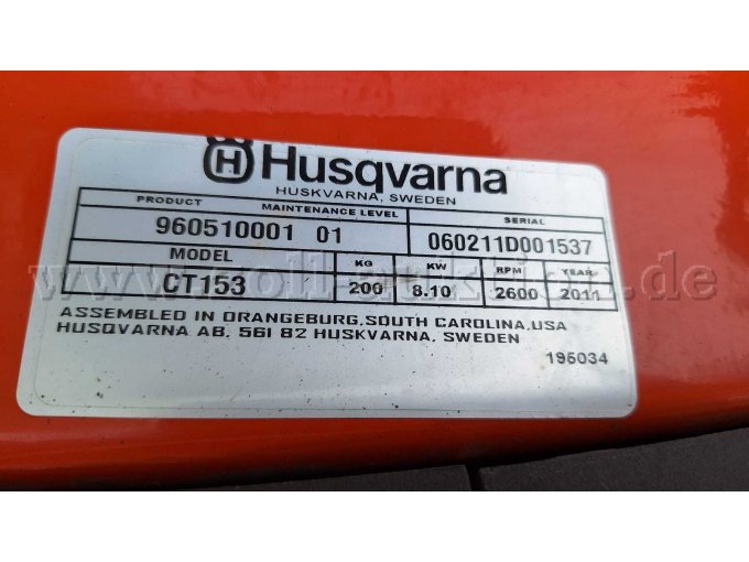 1 Aufsitzmäher von Husqvarna CT153, fahrbereit und funktionsfähig – foto 7 – kavel bij Zoll-Auktion, Spremberg