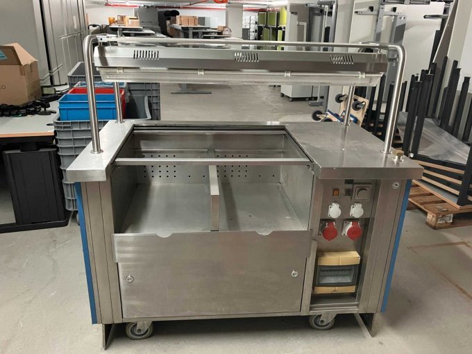 Blick auf Theke Rückenansicht