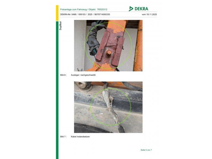 Ausleger-nachgeweißt, Kabel isolierung