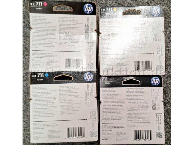 Lagerdatum 
HP Tintenpatrone 711 cyan,magenta,gelb,schwarz