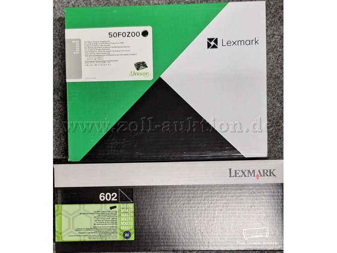 Lexmark Toner 602
Lexmark Trommel 50FOZOO