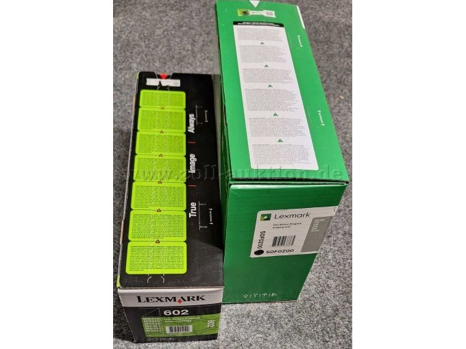 Lexmark Toner 602
Lexmark Trommel 50FOZOO