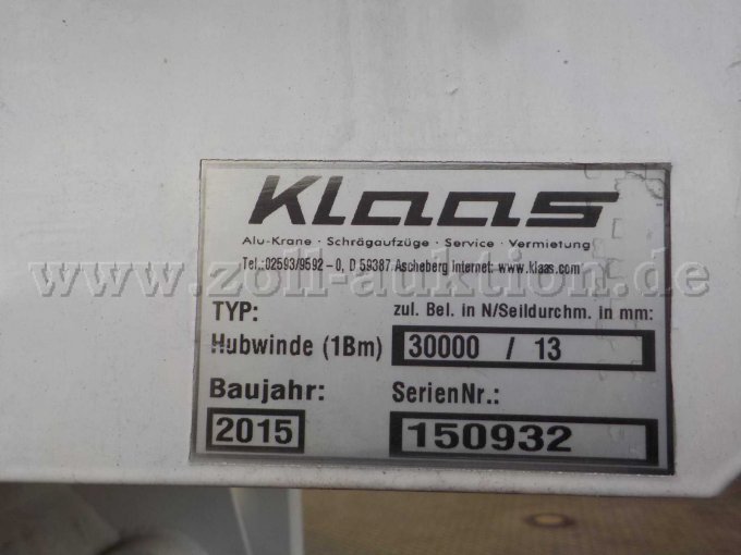 Detailbild Typenschild